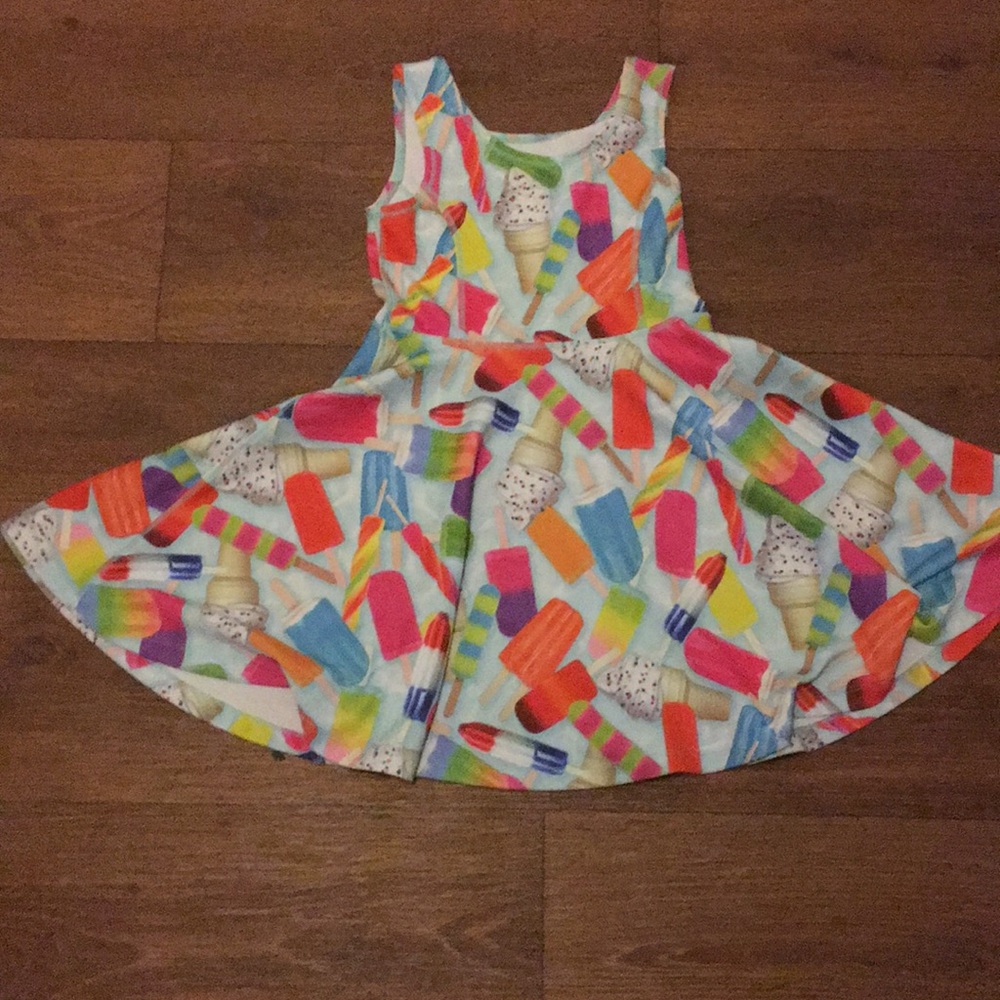 Popsicle ice cream blue dress